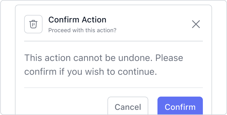 Modal DIalog