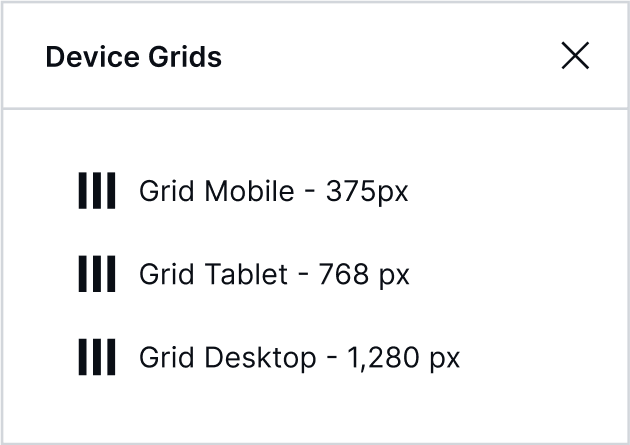 Grids & Spacing & Radius