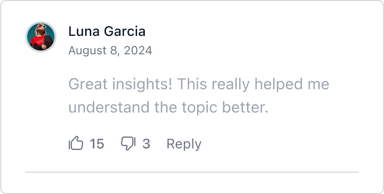 Comment