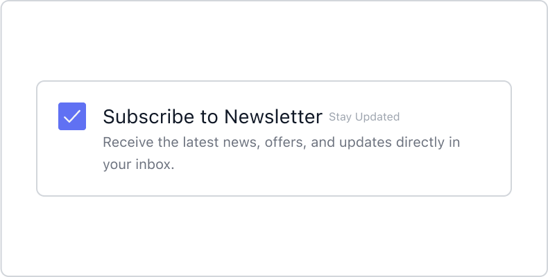 Checkbox