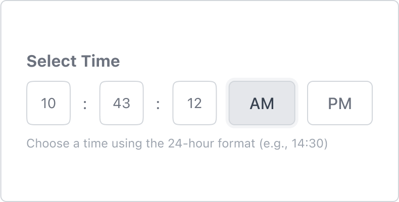Time Picker
