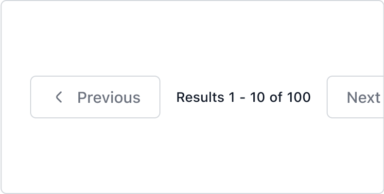 Pagination